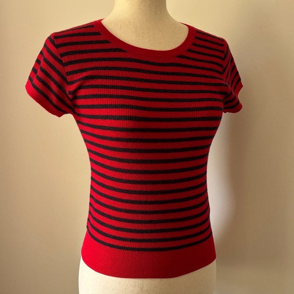 NWT J. Crew Ribbed Featherweight Cashmere T-shirt